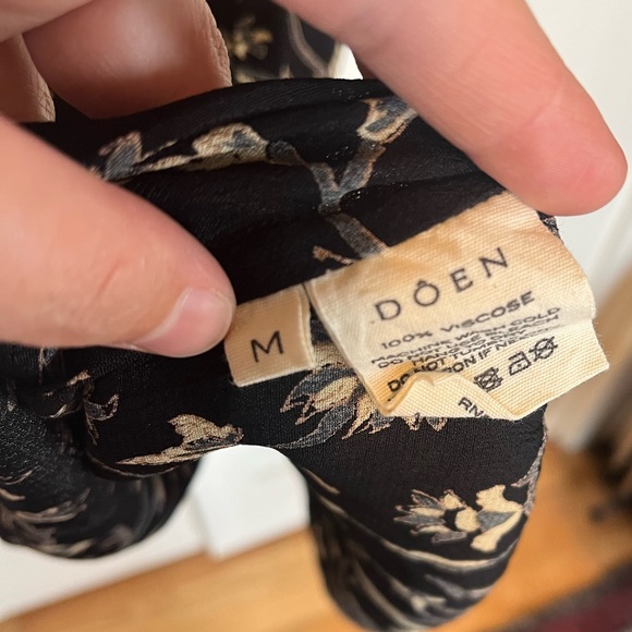 Doên Zinnia Dress, Scroll Print, Midi, Size M - Picture 7 of 12